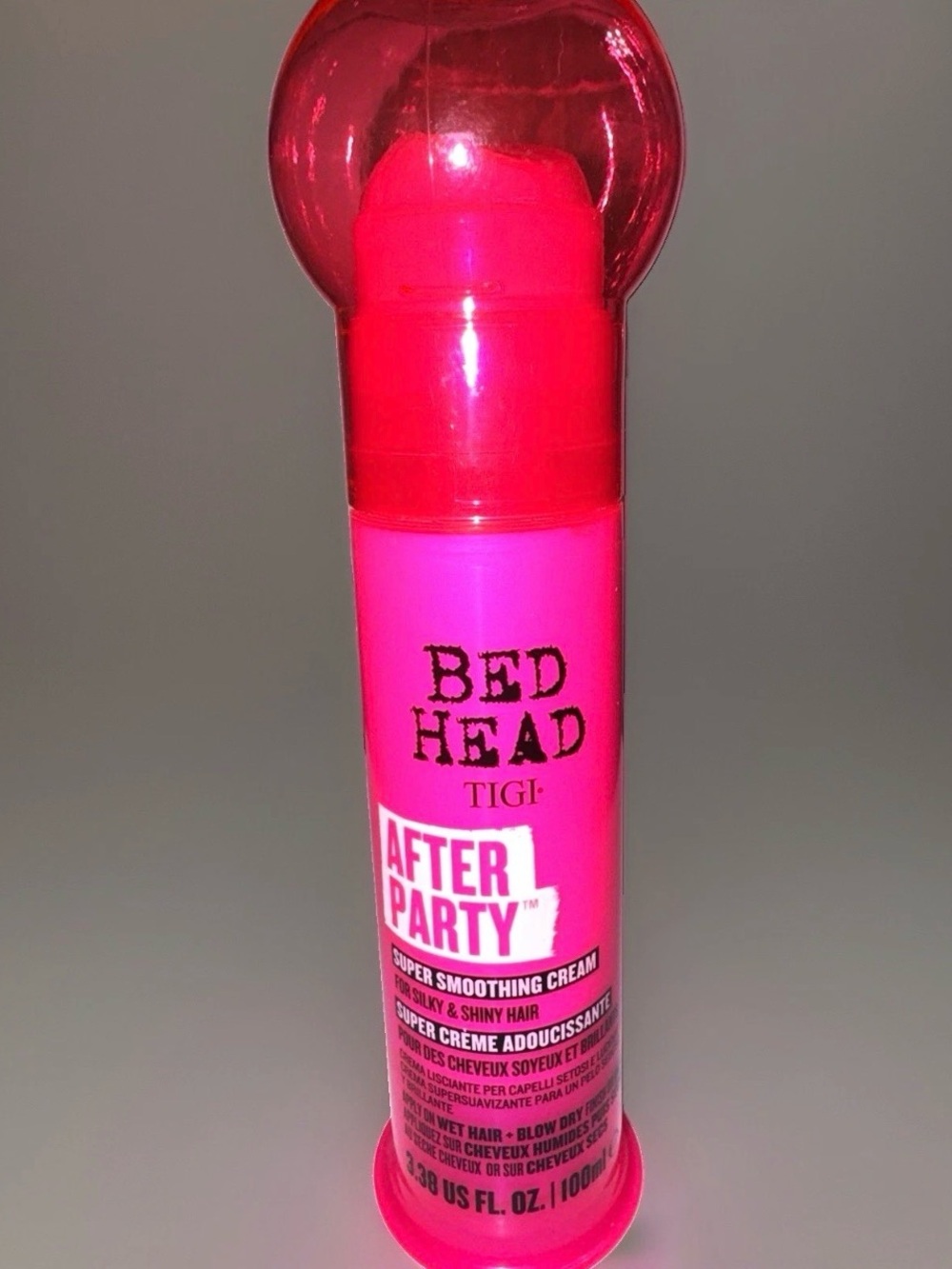 TIGI Bed Head After Party Smoothing Hair Cream Shine 3.38 fl oz / 100 mL
